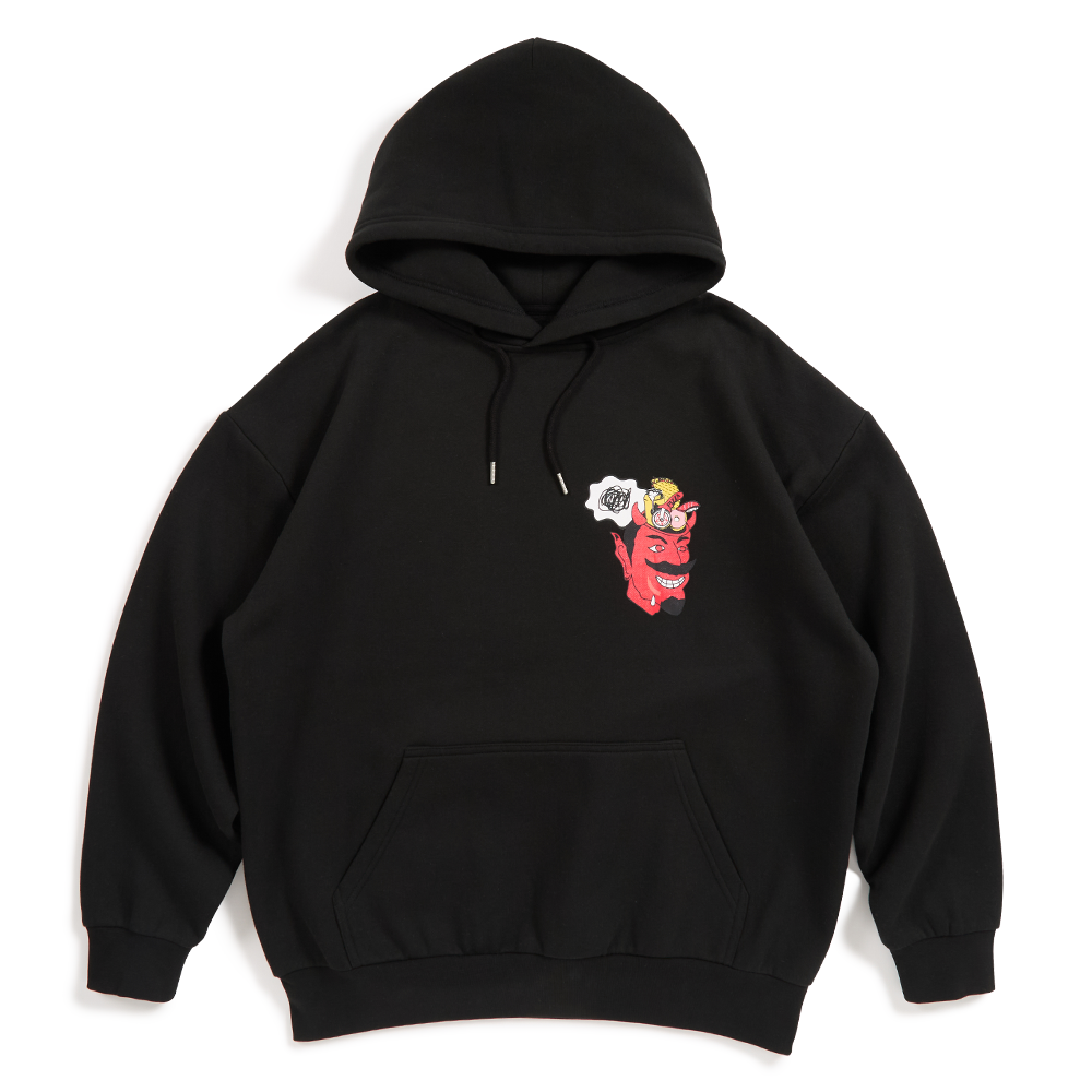 DEVILUSE Eat'em Pullover Hooded(Black)